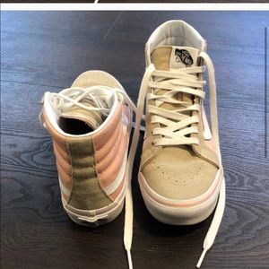 Vans springtime high top sneakers